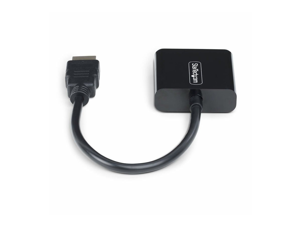 STARTECH.COM HDMI auf VGA Adapter/Kabel Aktiver HDMI Adapter/Videokonverter 1920x1080 1080p HDMI-Quelle zu VGA-Monitor