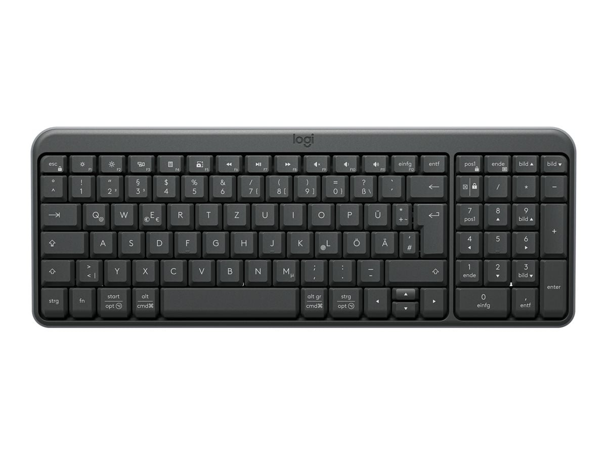 LOGITECH Wireless Keyboard K250 Graphite Vorderansicht