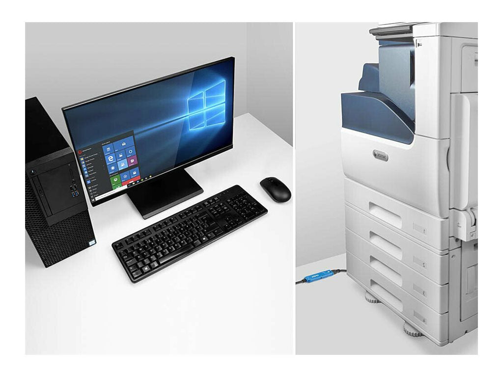 LINDY 5m USB 3.2 Gen 1 C/A Aktivverlängerung Pro - Anschlussansicht