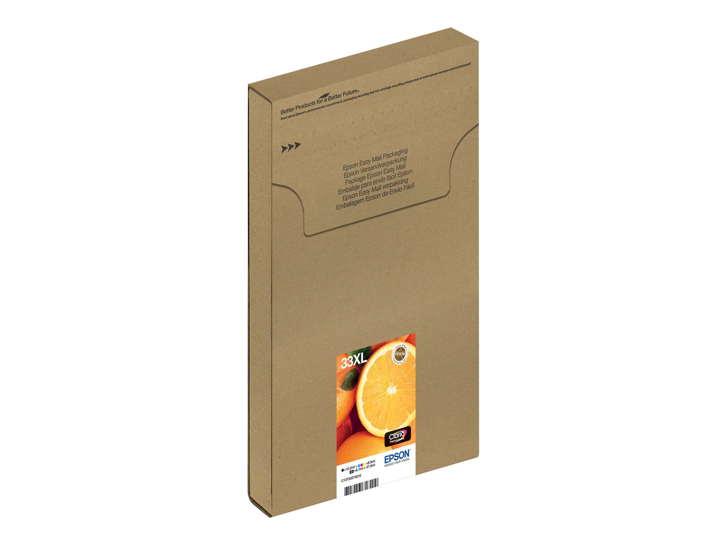 EPSON 4LB Multipack 5-colours 33XL Ink Cartridge Easymail Vorderansicht
