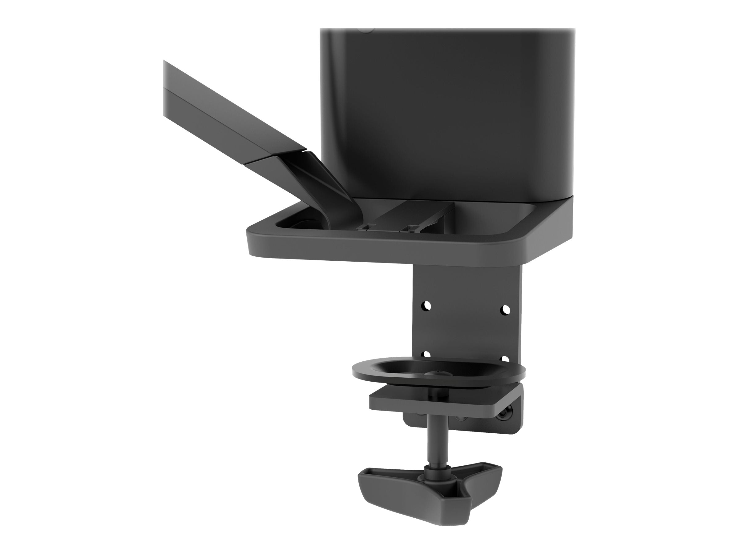 ERGOTRON TRACE Dual Monitorhalterung mit patentierter CF-Technologie Matte Black
