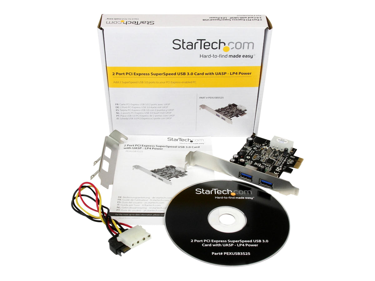 STARTECH.COM 2 Port PCI Express USB 3.0 Card Adapter Vorderansicht
