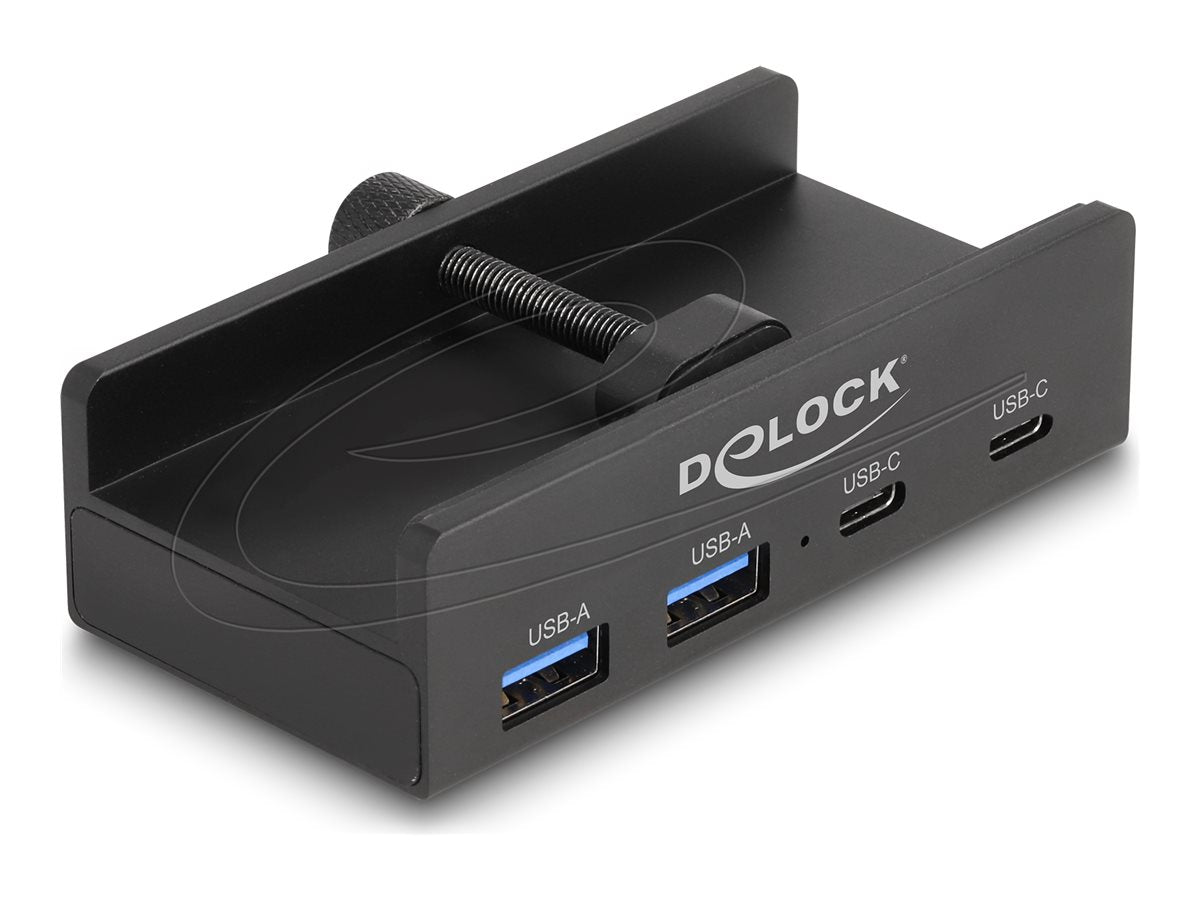 DELOCK Externer USB 5 Gbps 4 Port Hub Vorderansicht