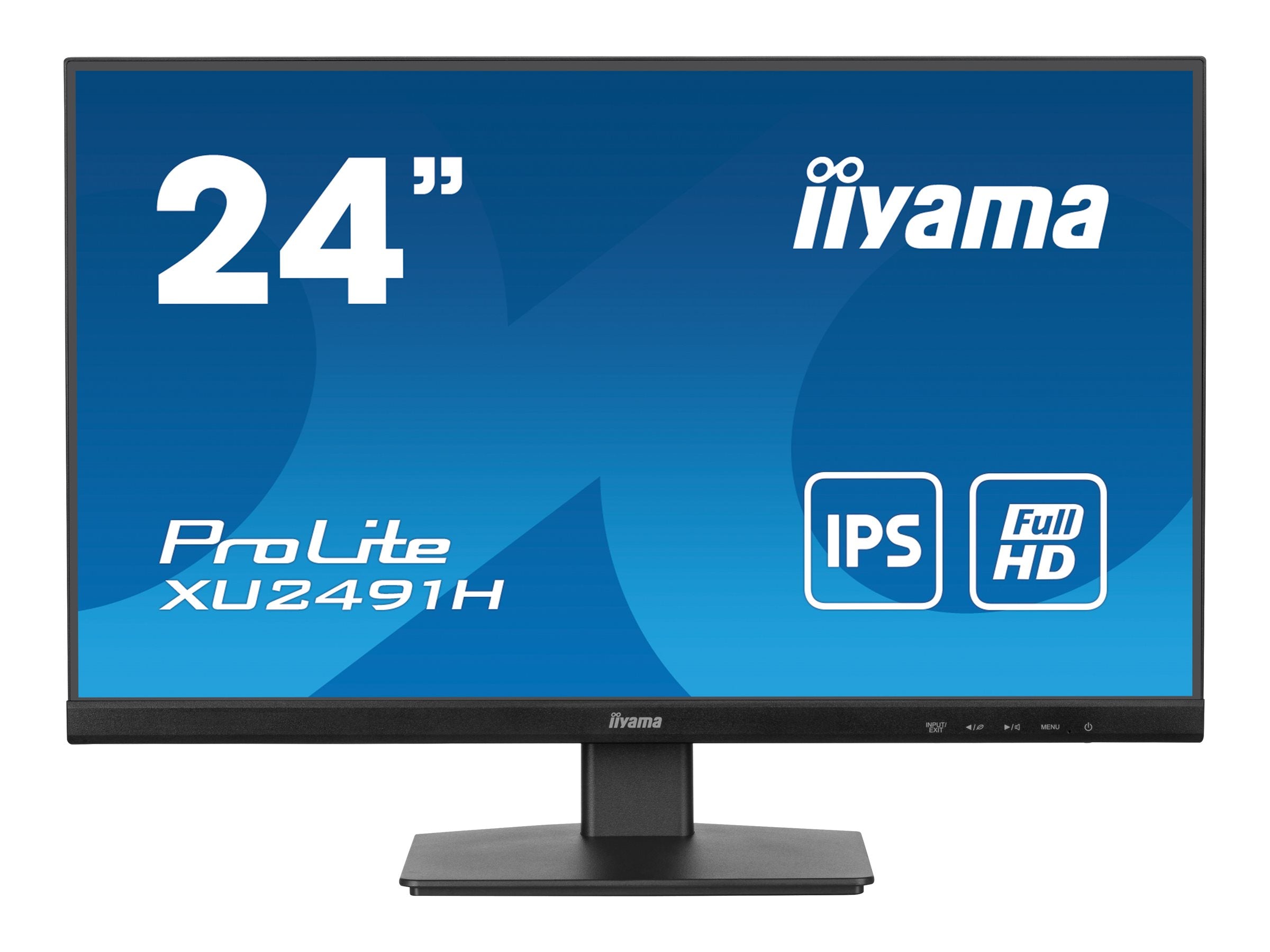 IIYAMA XU2491H-B1 24 Zoll IPS Monitor Vorderansicht