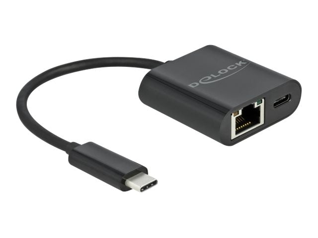 DELOCK USB Type-C Adapter zu Gigabit LAN Vorderansicht
