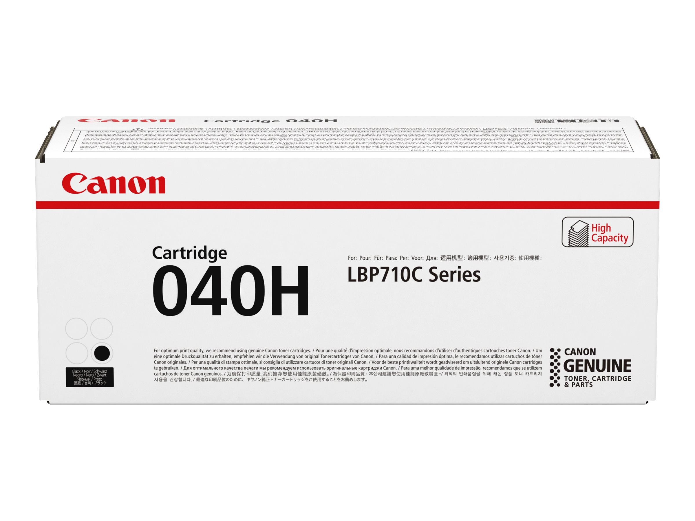CANON 040HBK Toner Seitenansicht