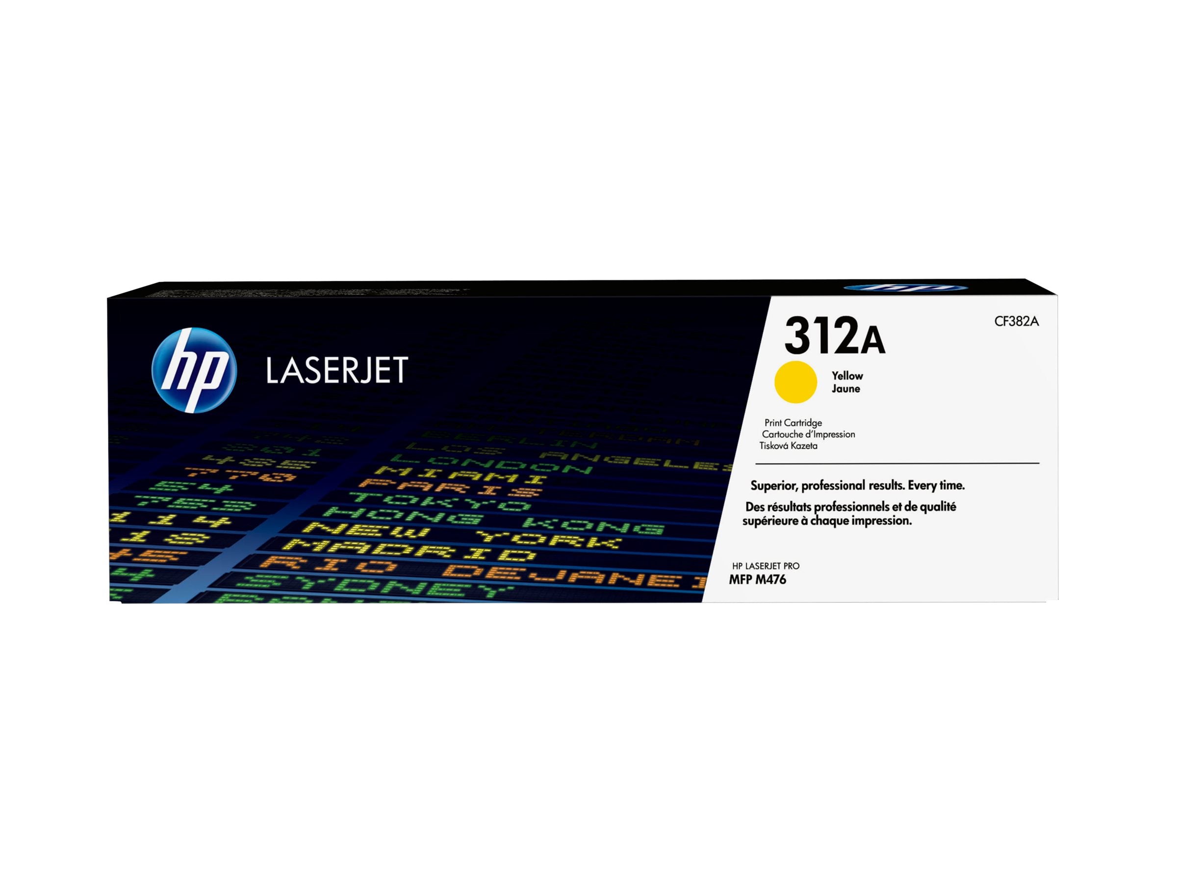 HP 312A original Tonerpatrone CF382A gelb - Verpackung