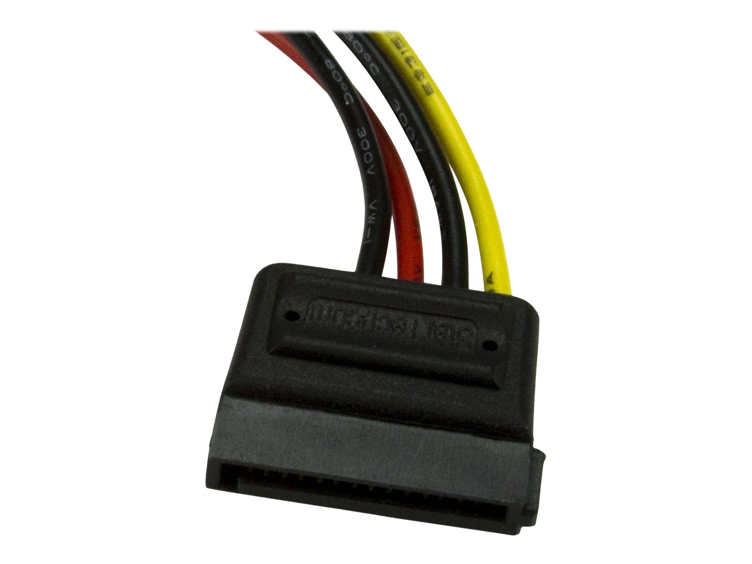 STARTECH.COM 6in 4 Pin Molex to SATA Power Cable Adapter Vorderansicht