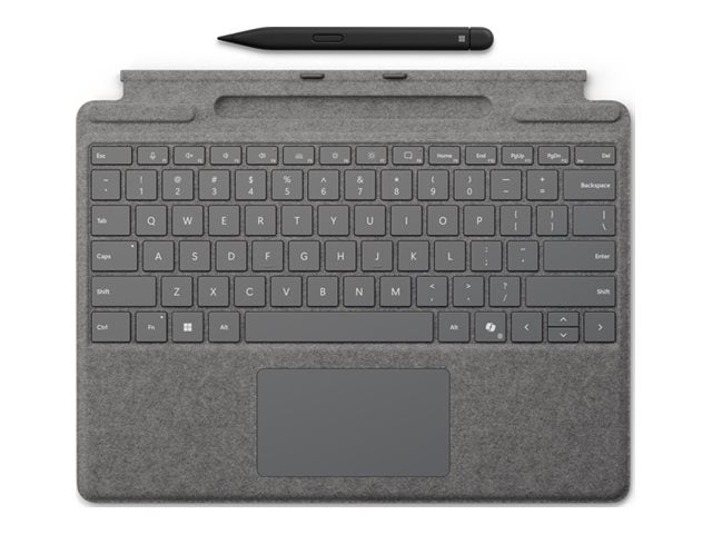 MICROSOFT Surface Pro Keyboard mit Slim Pen Platin (P) - Vorderansicht