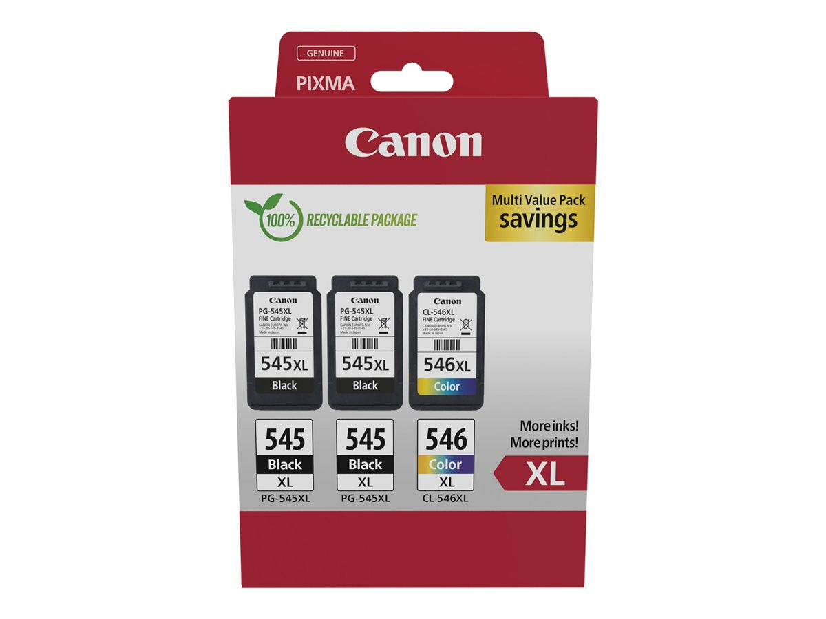 CANON PG-545XLx2/CL-546XL Ink Cartridge MULTI - Vorderansicht