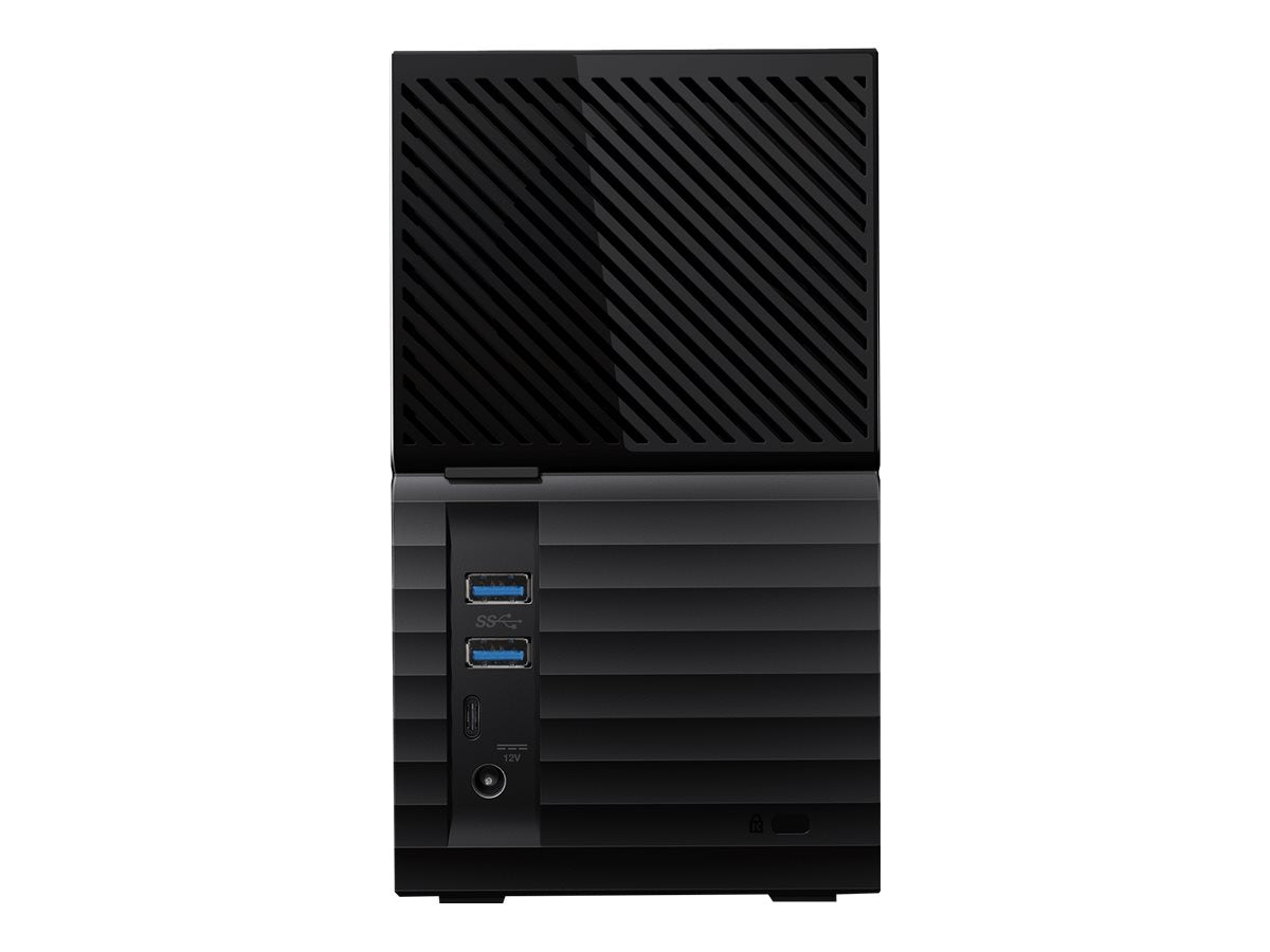 WD My Book Duo 36TB Black RAID Storage Vorderansicht
