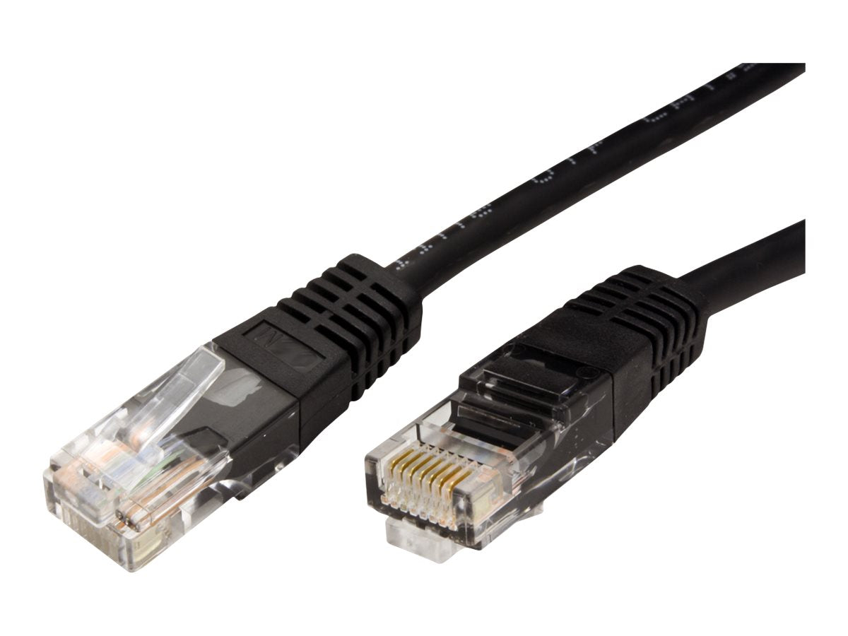 ROLINE Patchkabel Kat.5e Class D UTP schwarz 1m - Verpackung