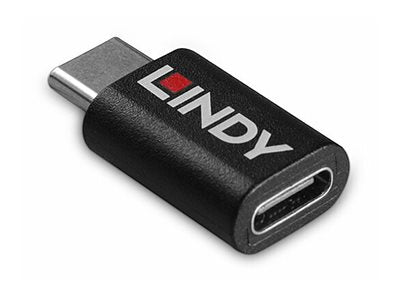 LINDY USB 3.2 Typ C an C 100W Datenblocker - Anschlussansicht