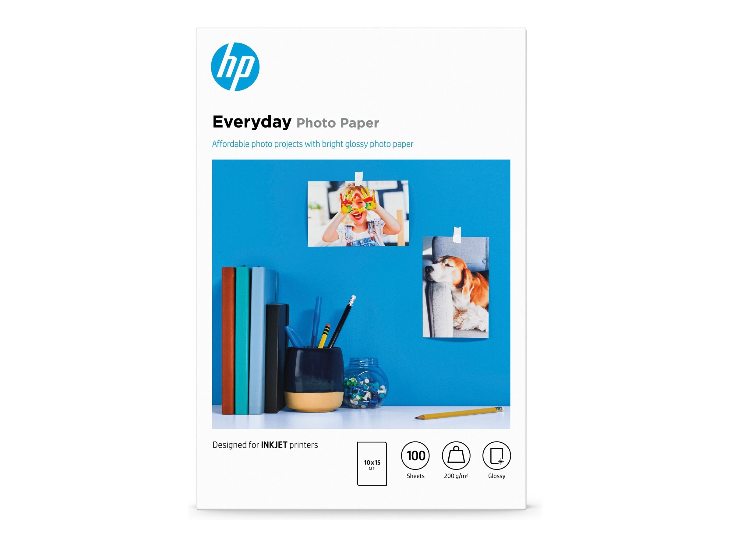 HP Everyday Fotopapier Stapelansicht