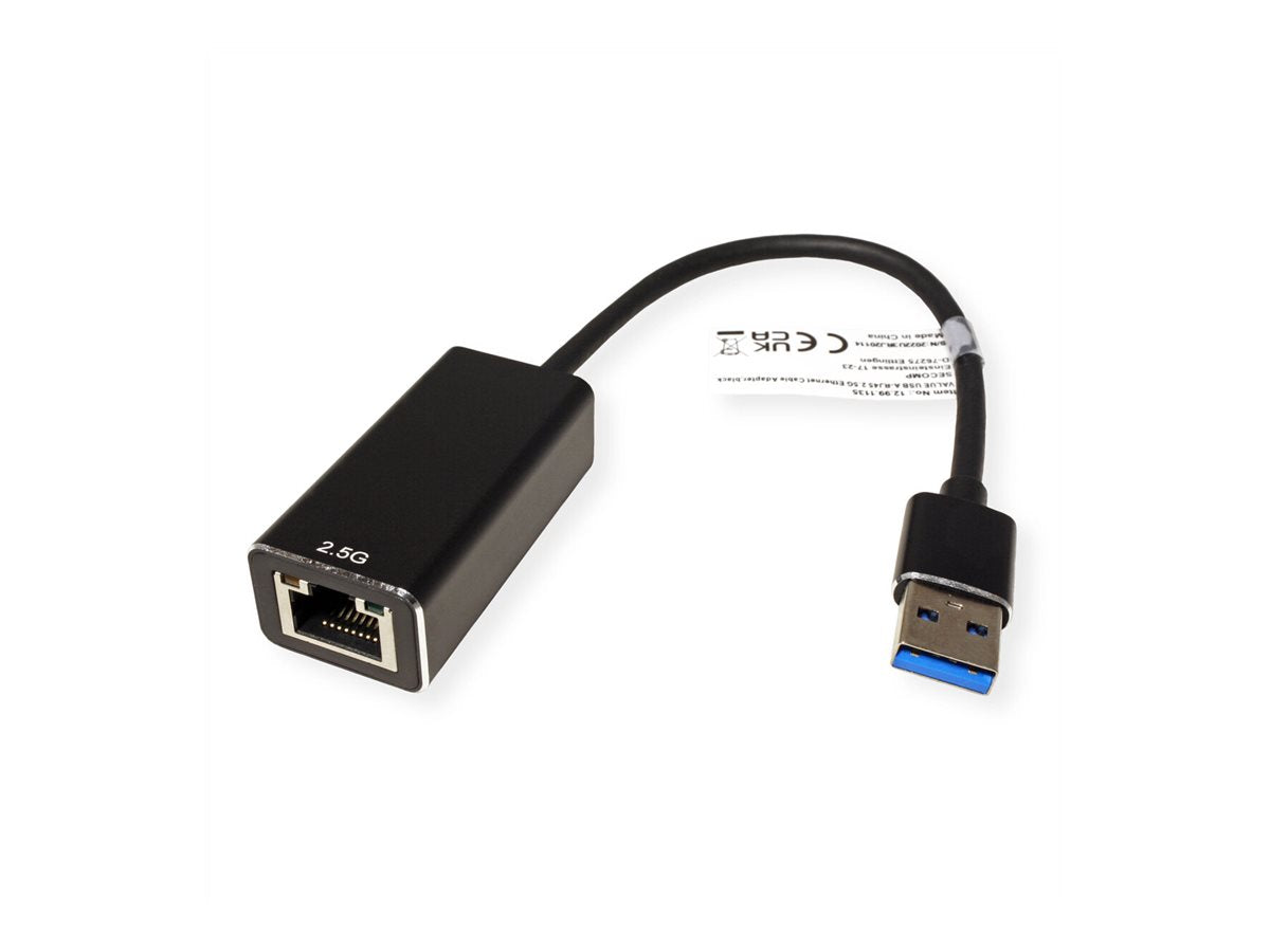 VALUE USB 3.2 Gen 1 Typ A zu 2.5-Gigabit-Ethernet Konverter - Vorderansicht