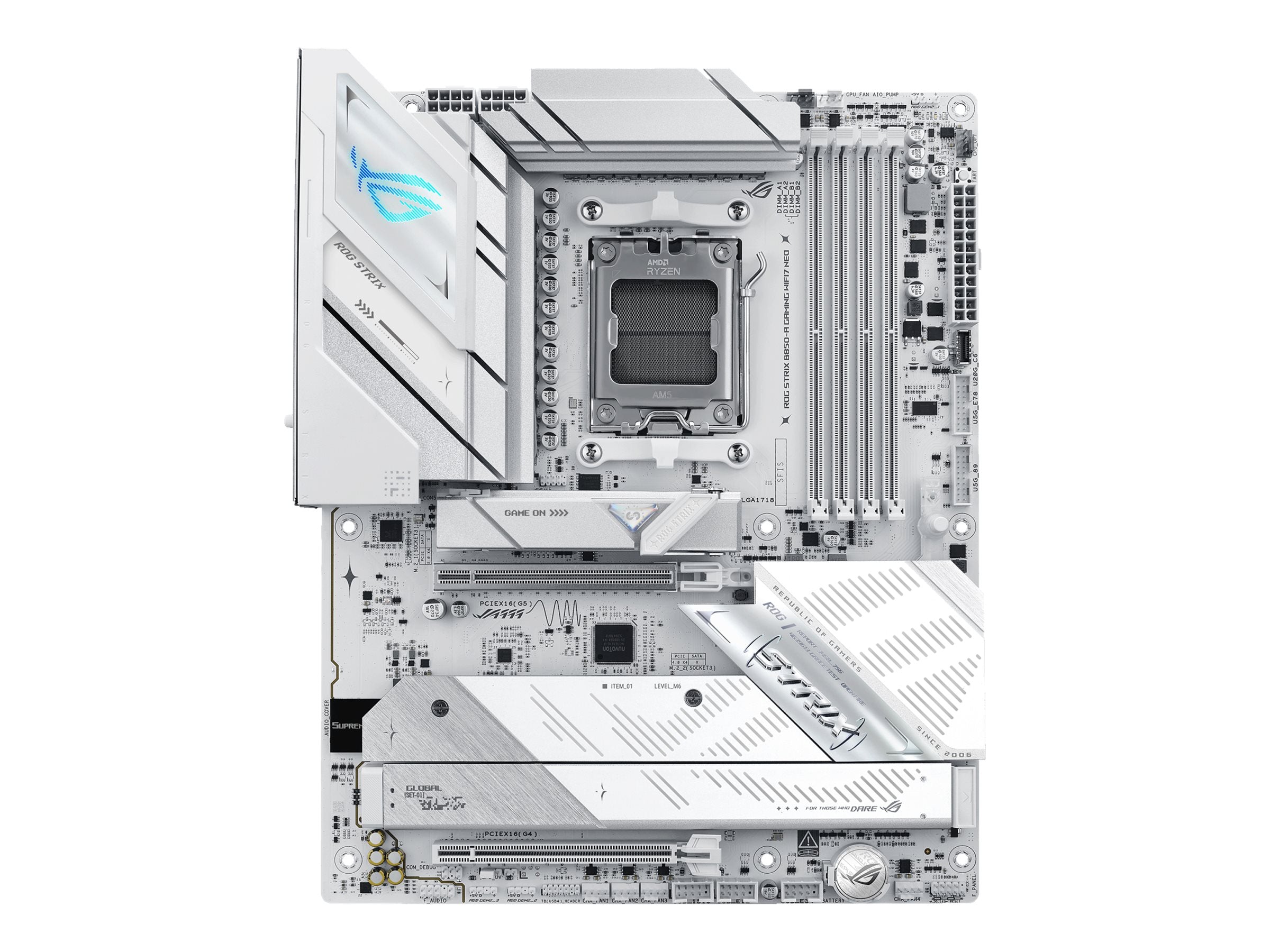 ASUS ROG STRIX B850-A GAMING WIFI7 NEO Motherboard Vorderansicht