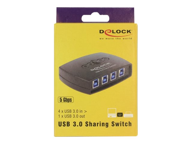 DELOCK USB 3.0 Sharing Switch 4 - 1 Detailansicht