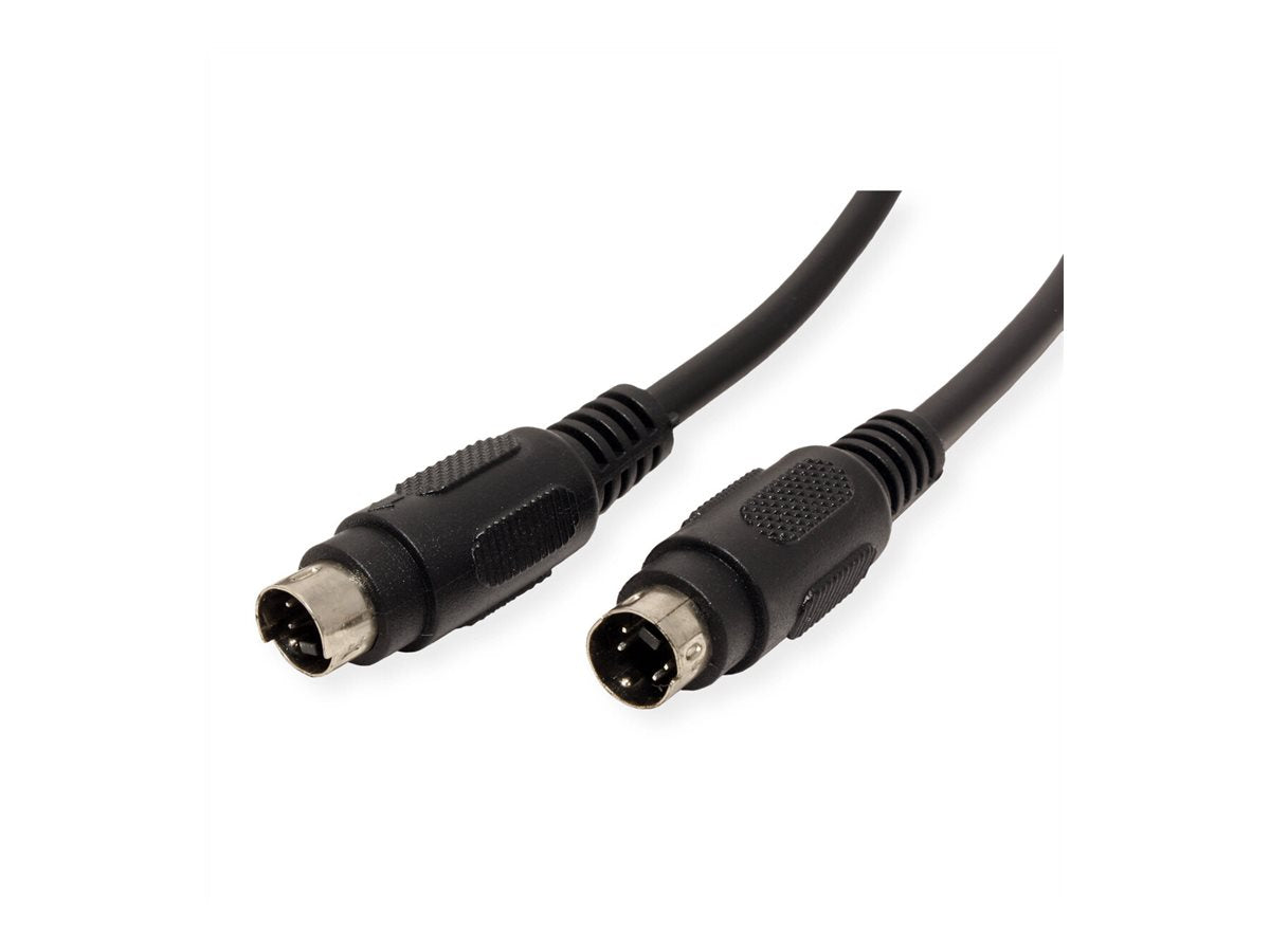 VALUE 3,5mm Verlängerungskabel ST / BU schwarz 10m - Vorderansicht