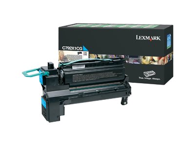 LEXMARK C792 Toner cyan Verpackung