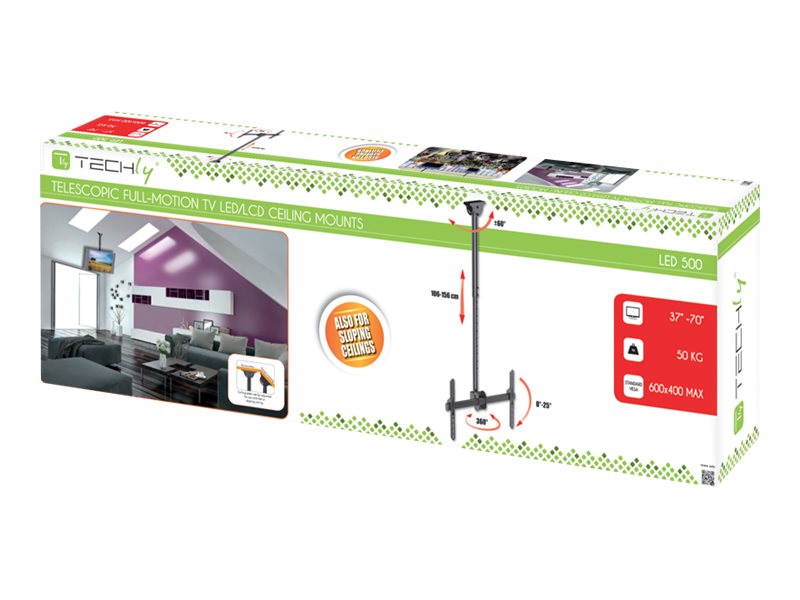 TECHLY Teleskop Universal Deckenhalterung Verpackung