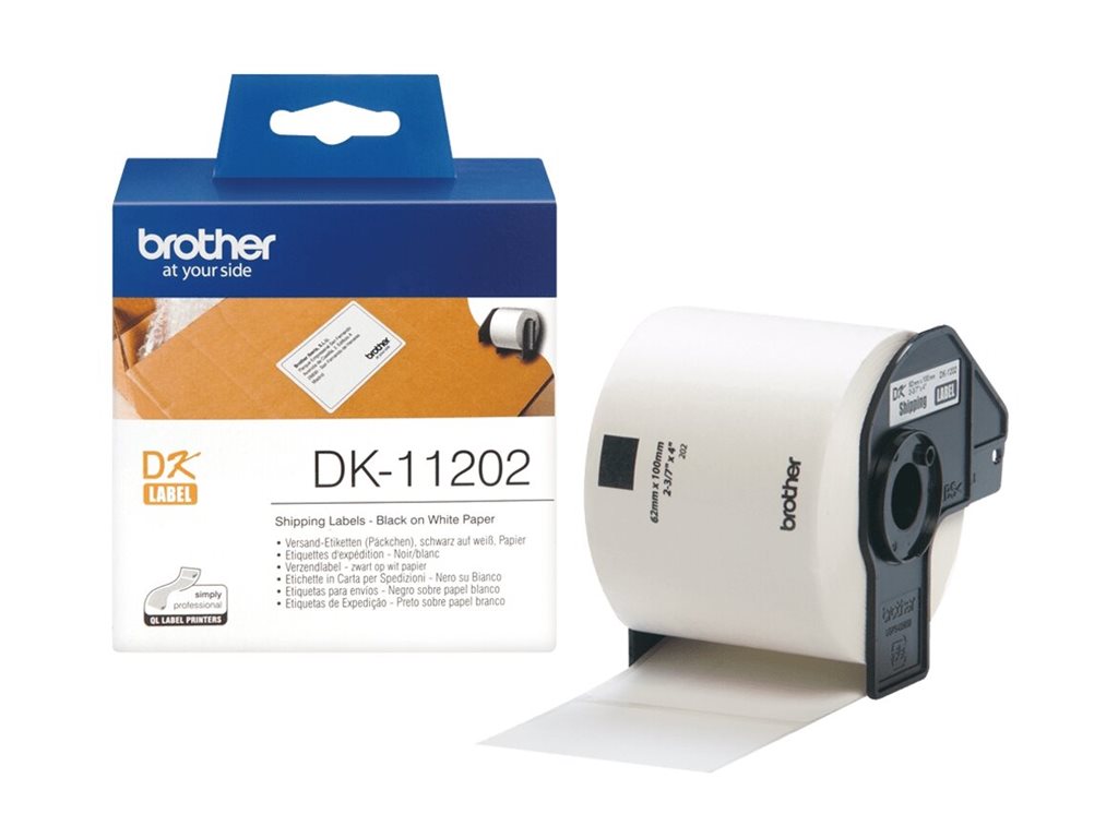 BROTHER P-Touch DK-11202 die-cut mailing label Verpackung