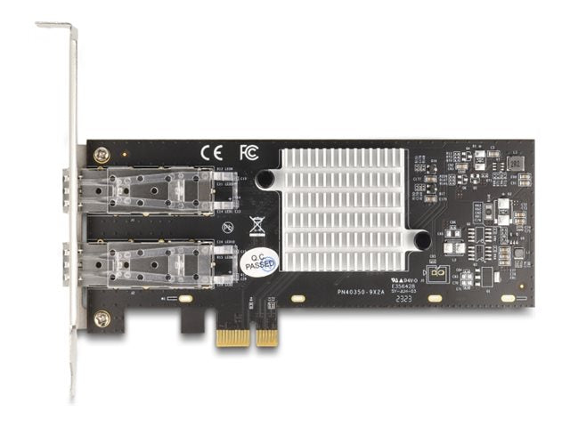 DELOCK PCI Express x1 Karte zu 2 x SFP Slot Gigabit LAN i350 - Vorderansicht