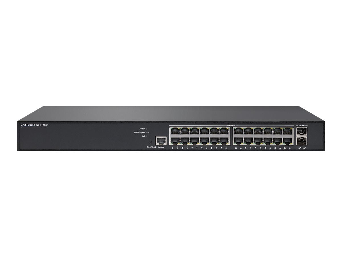 LANCOM GS-3126XP Layer 3 lite Zugriffsschalter Vorderansicht