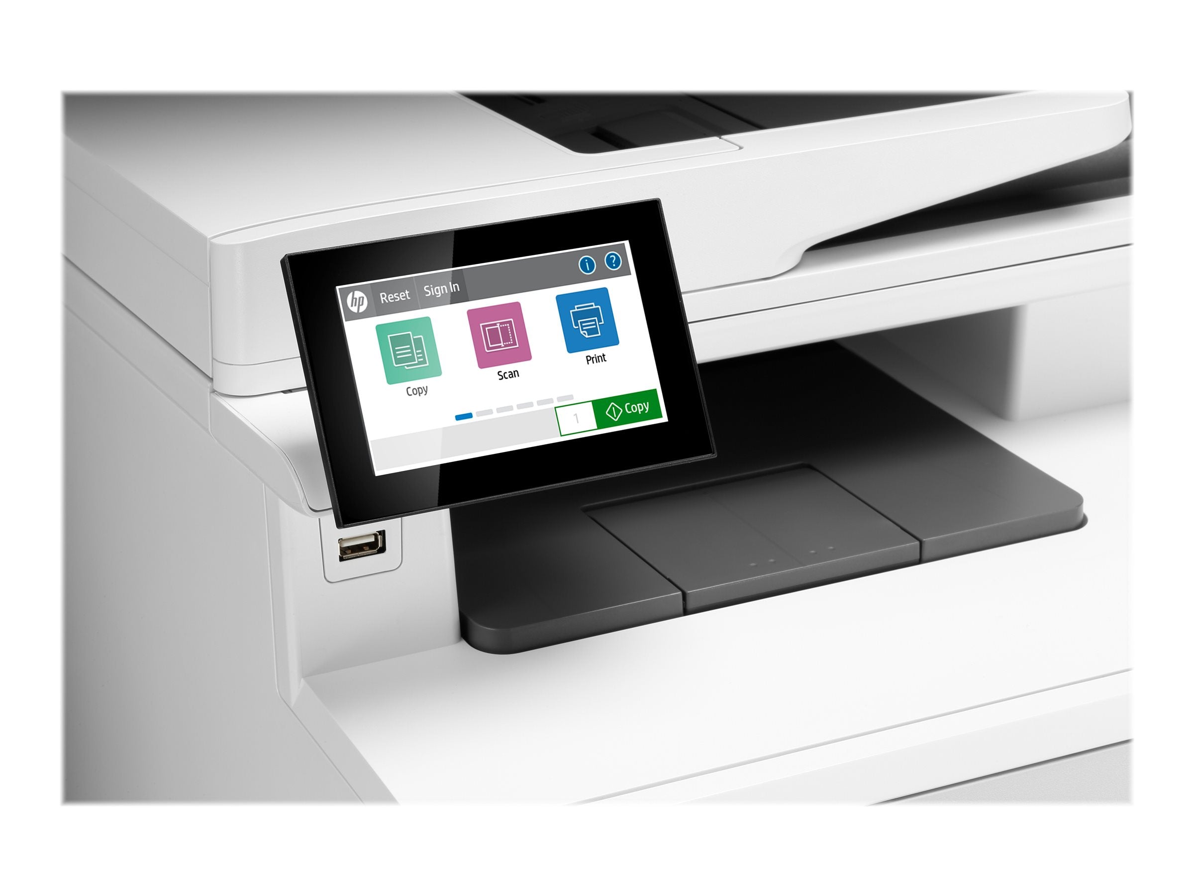 HP Color LaserJet Enterprise MFP M480f Vorderansicht