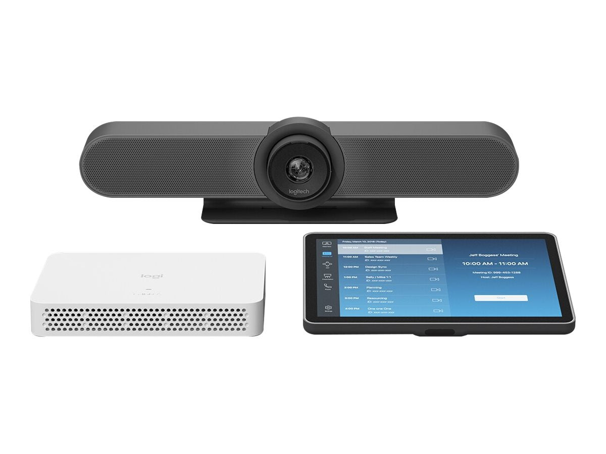LOGITECH Small Room Bundle - Rally Bar Mini & Tap IP - Vorderansicht