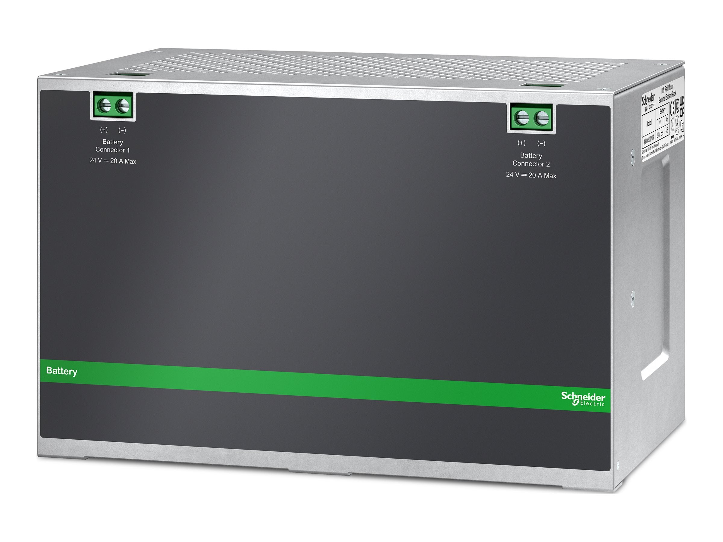 APC Din Rail Mount Battery Pack 24VDC Vorderansicht