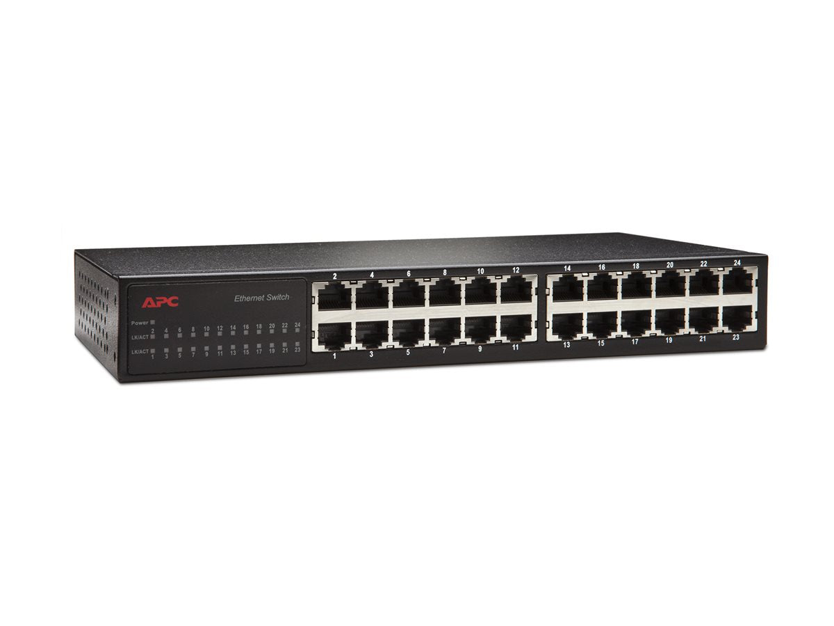 APC 24Port 10/100 Ethernet Switch Rückansicht