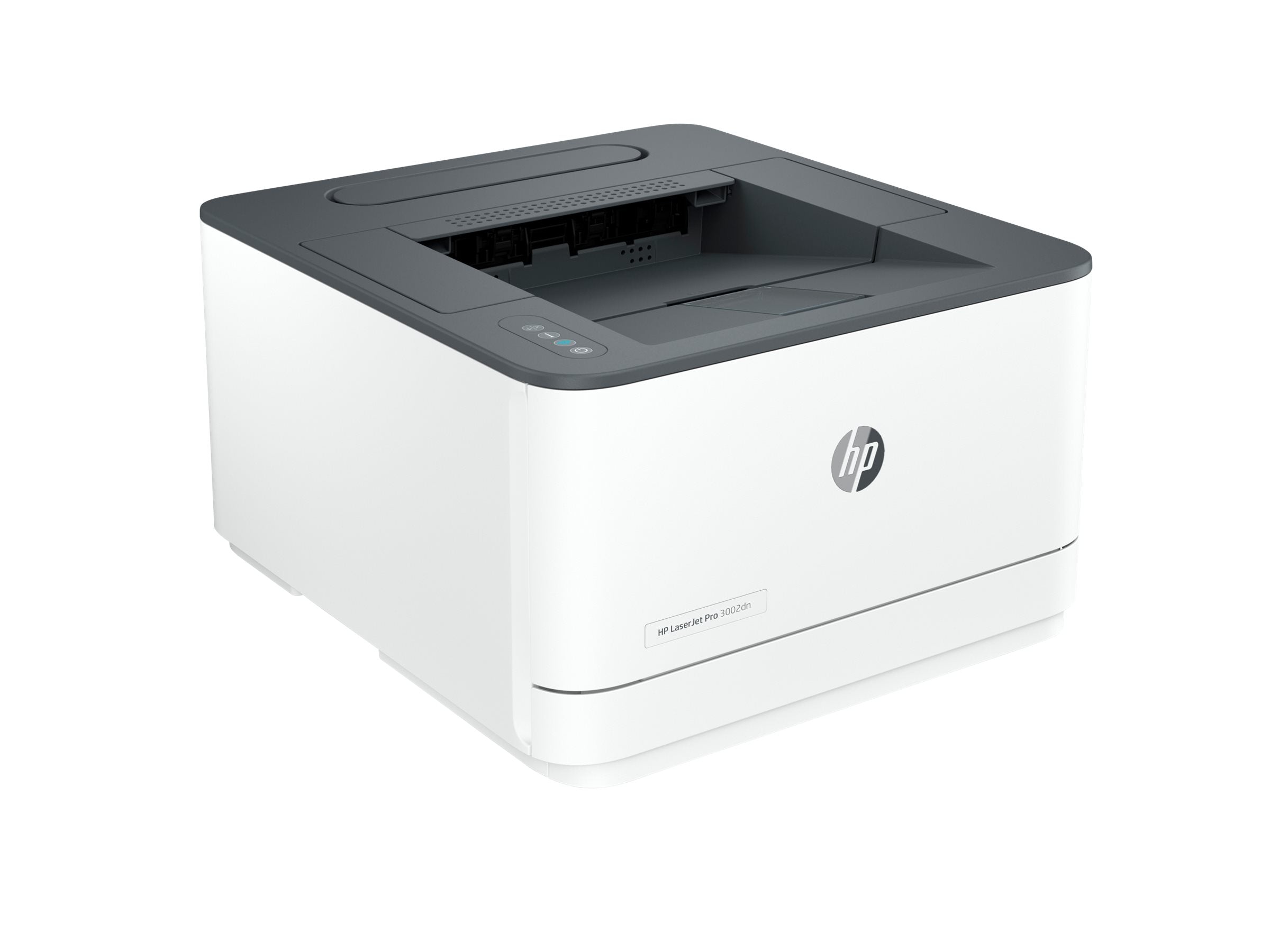 HP LaserJet Pro 3002dn Drucker Seitenansicht