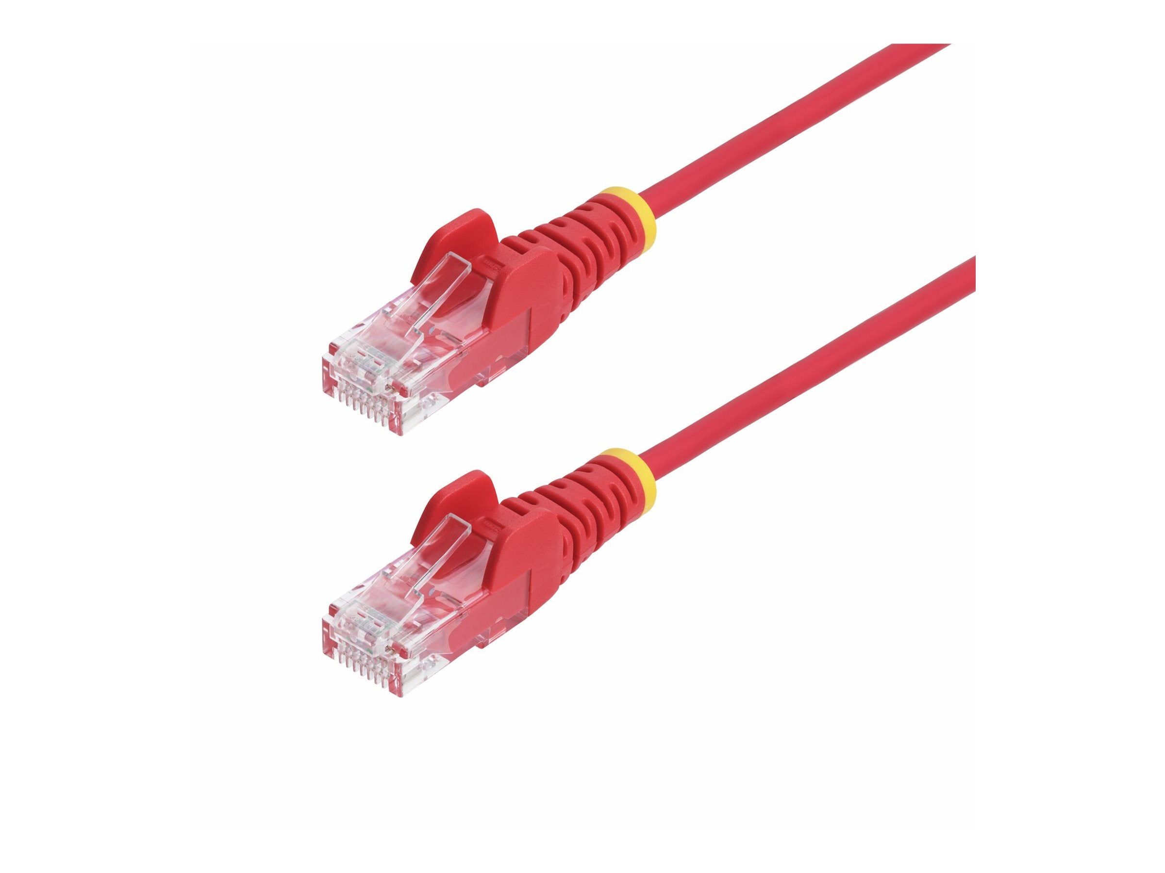 STARTECH.COM 1m Rotes Schlankes CAT6-Ethernet-Kabel Snagless RJ45 LSZH 28AWG Reines Kupfer Patchkabel/Netzwerkkabel
