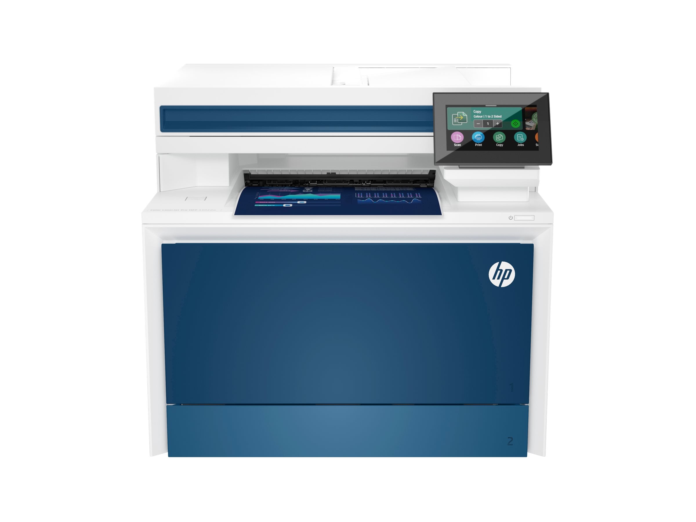 HP Color LaserJet Pro MFP 4302dw Seitenansicht