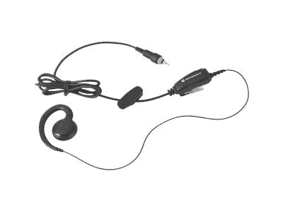 MOTOROLA Ohrhörer mit Inline PTT + Spiralkabel + Stecker für CLP446/CLK446(P)