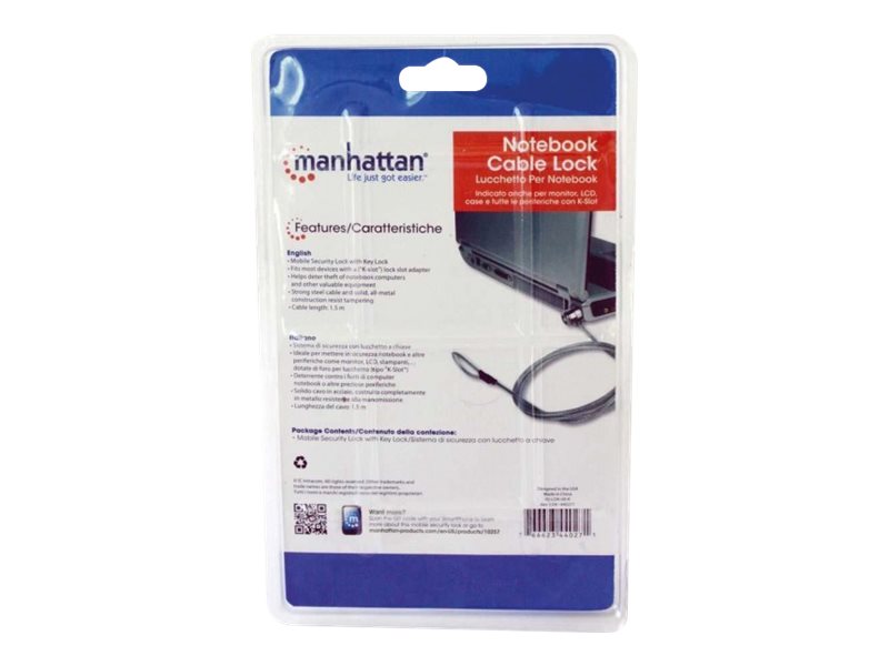 MANHATTAN Notebook-Sicherheitsschloss Verpackung