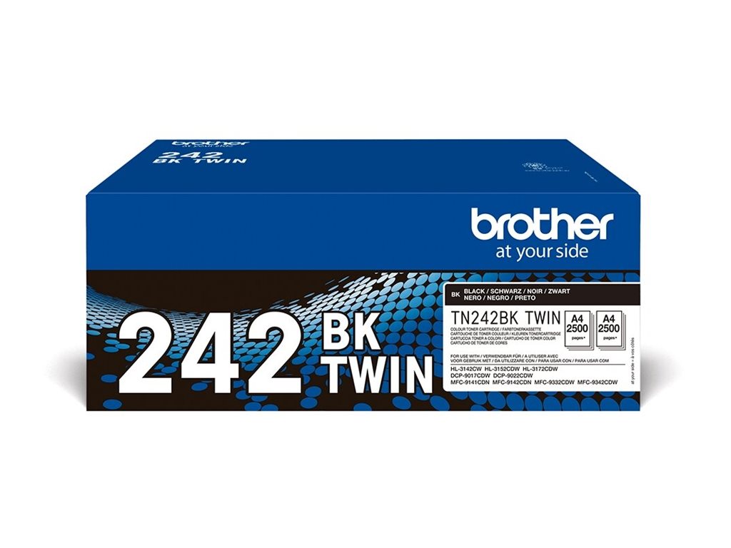 BROTHER TN242BK TWIN TONER FOR ECL - Vorderansicht