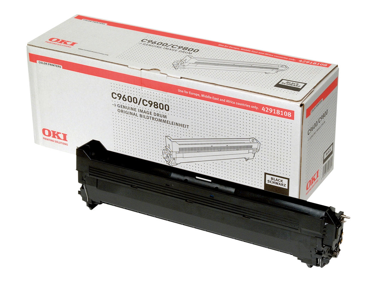 OKI C9600, C9650, C9800, C9850 Trommel schwarz Standardkapazität Vorderansicht