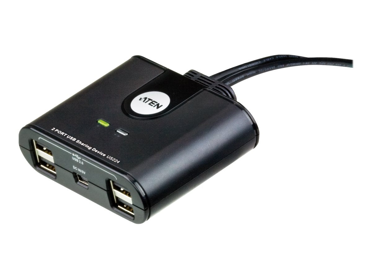 ATEN US224 USB 2.0-Peripheriegeräte-Switch Vorderansicht