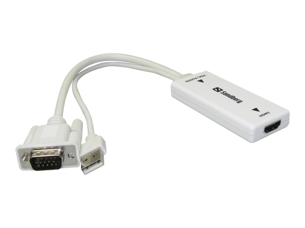 SANDBERG VGA+Audio to HDMI Converter Vorderansicht
