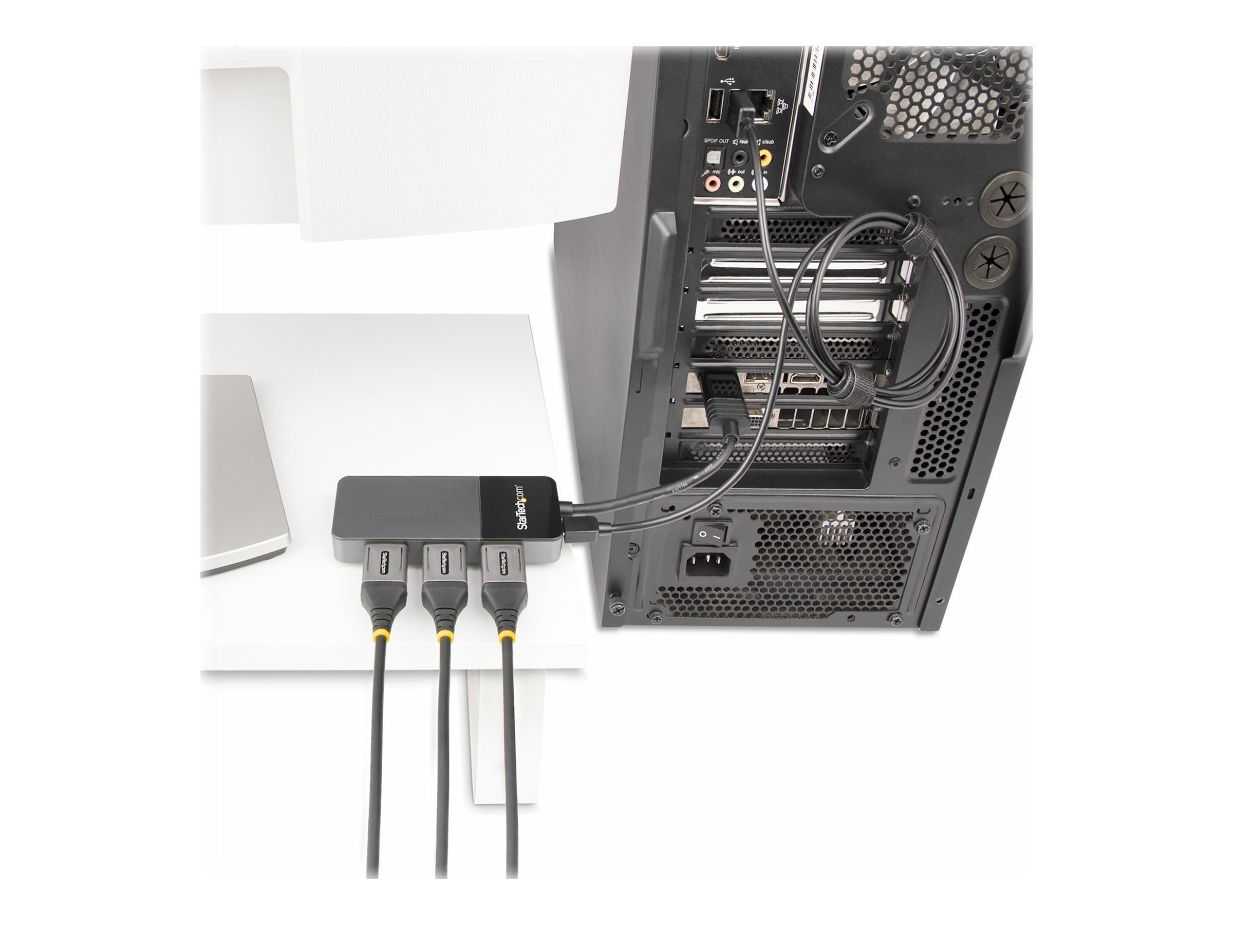 STARTECH.COM 3 Port DisplayPort MST Hub in Verpackung