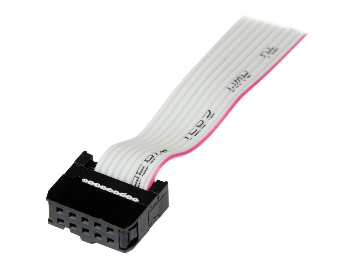 STARTECH.COM 16in 40cm 9 Pin Serial Male to 10 Pin Motherboard Header Slot Plate Verpackung