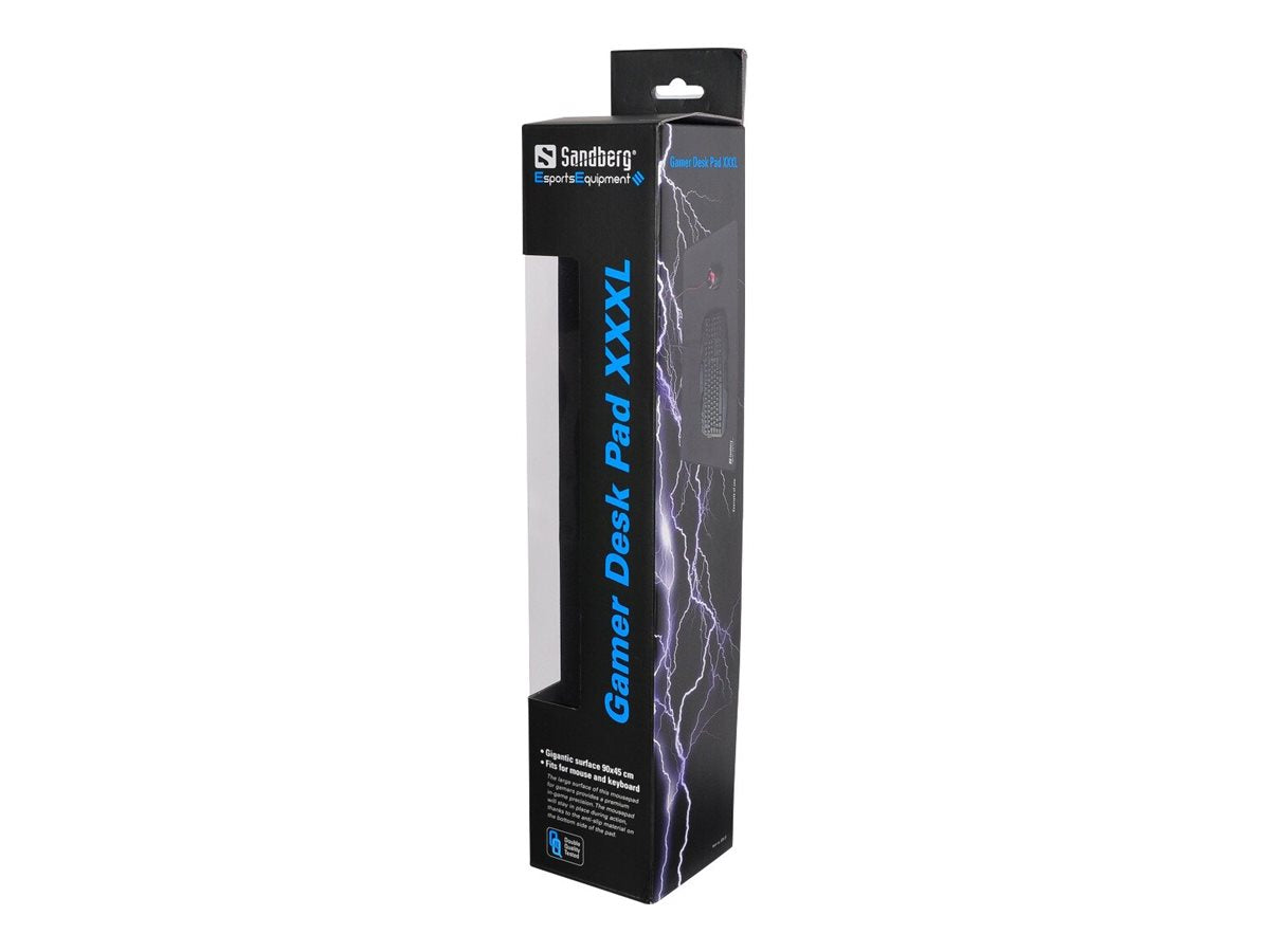 Verpackung des SANDBERG Gamer Desk Pad XXXL 90x45cm Mauspad