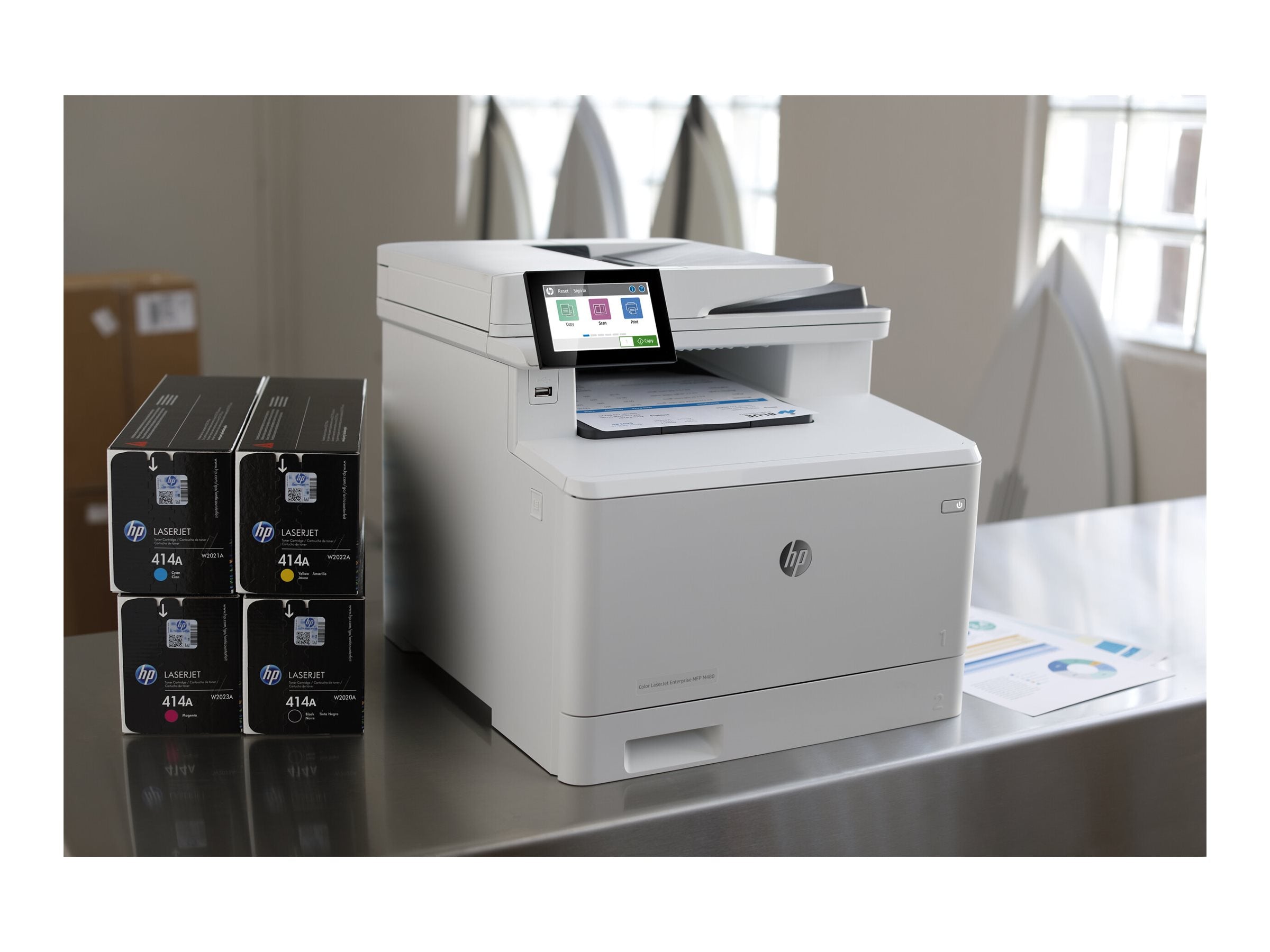 HP Color LaserJet Enterprise MFP M480f Verpackung