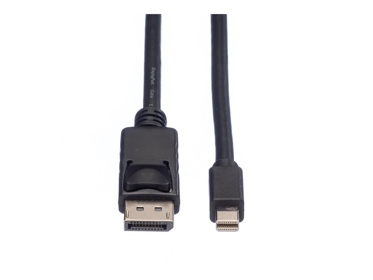 ROLINE GREEN DisplayPort Kabel DP ST - Mini DP ST TPE schwarz 3m Detailansicht