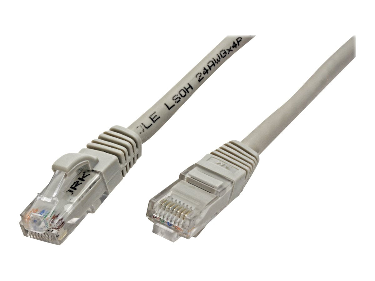 VALUE Patchkabel Kat.6 Class E UTP LSOH grau 10m - Vorderansicht