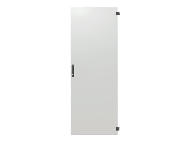 EFB 48,26cm 19Zoll Einteilige Stahltuer GRAU Vorderansicht