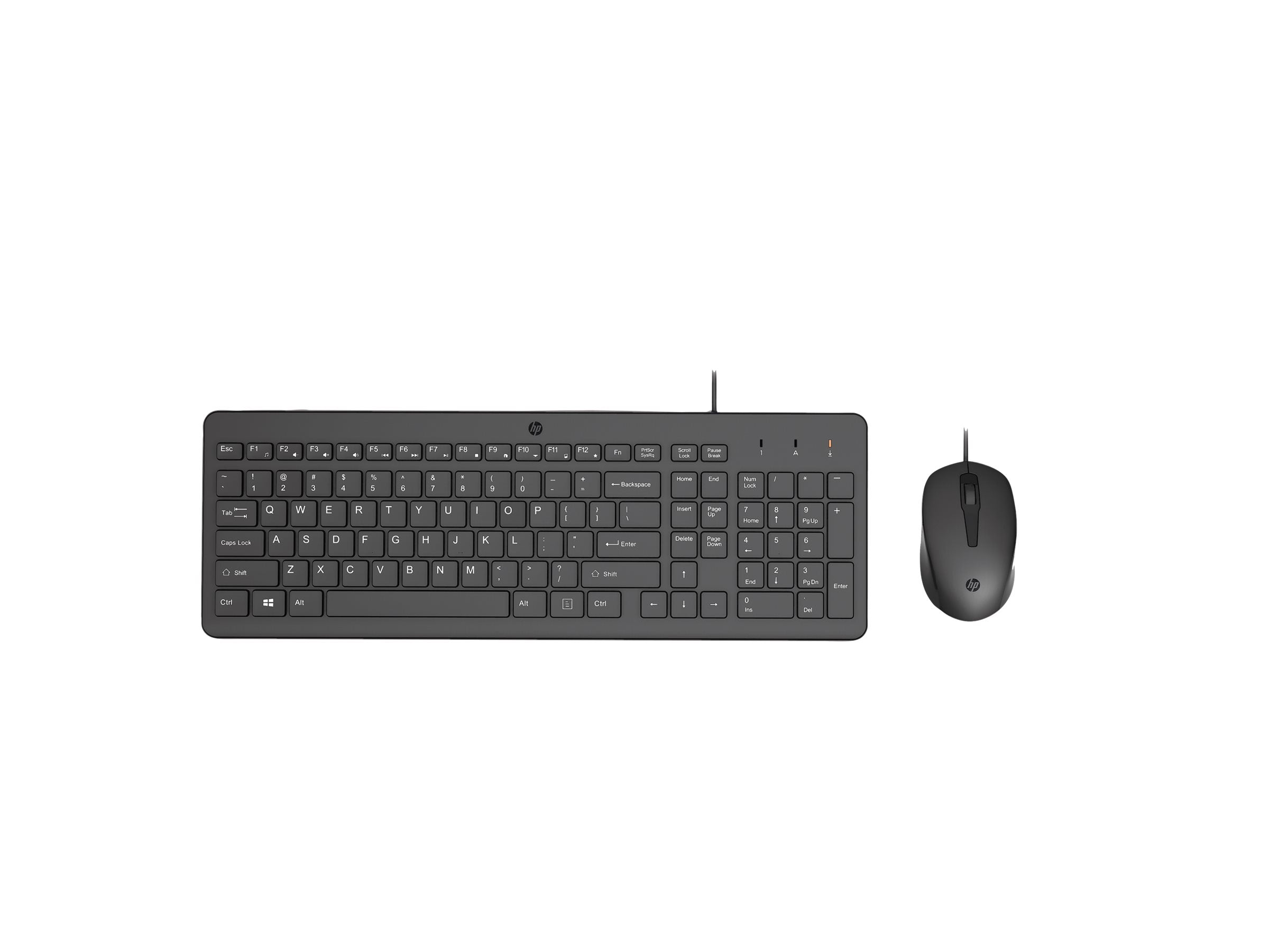 HP 150 Wired Mouse and Keyboard Combination - Vorderansicht