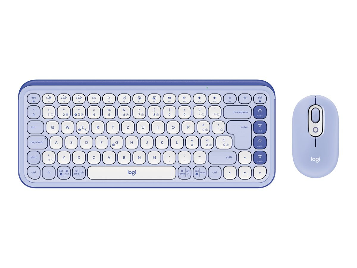 LOGITECH POP ICON COMBO - LILAC (CH) Vorderansicht
