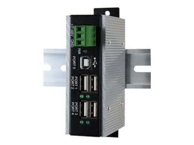 EXSYS EX-1163HMS-WT 4 port USB 2.0 HUB Vorderansicht